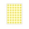 Nevs 1/4" Color Coding Dots Yellow - Sheet Form DOT-14M Yellow - alternate 1